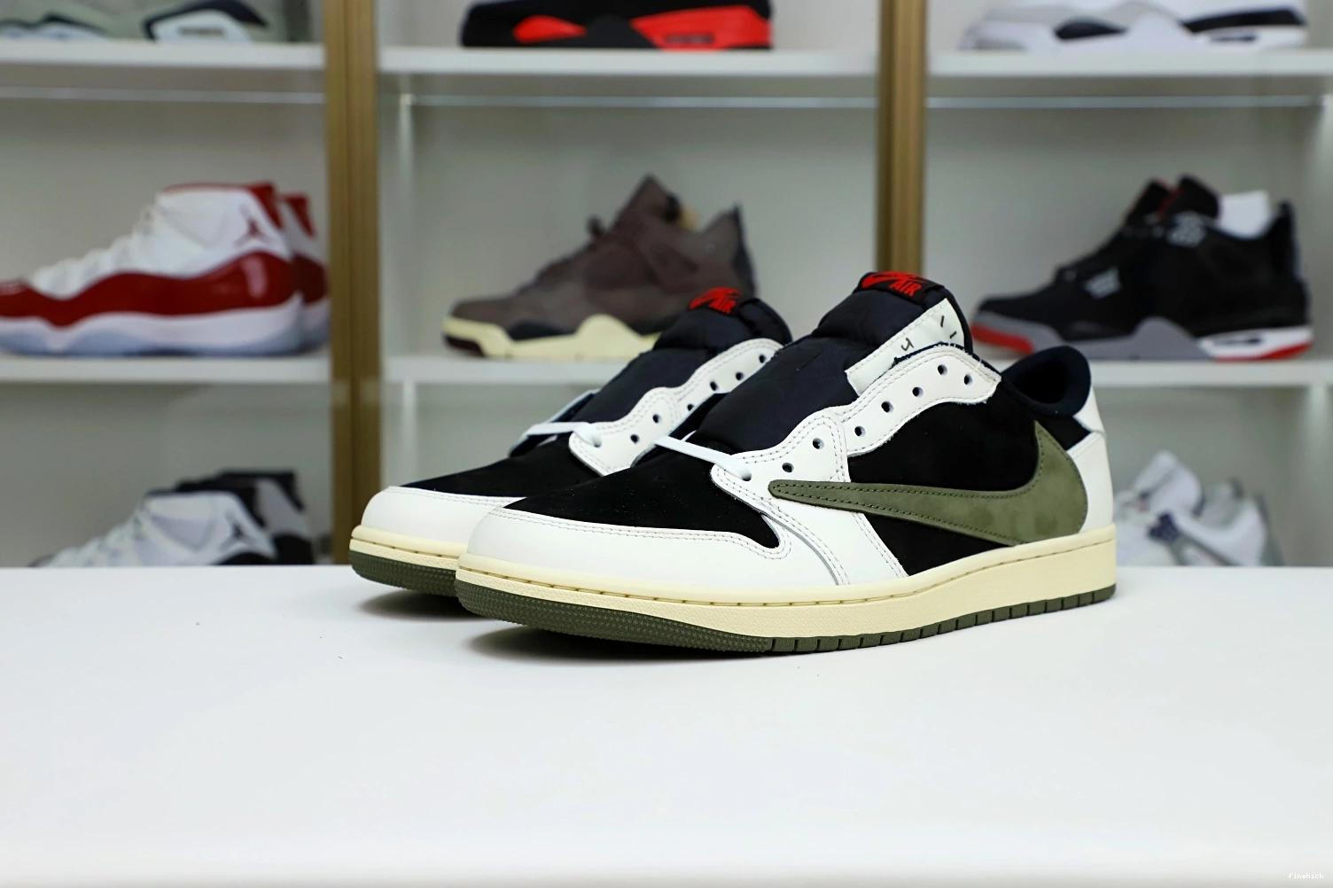 JORDAN NIKE 1 “Olive” AIR X SCOTT LOW TRAVIS OG 1229